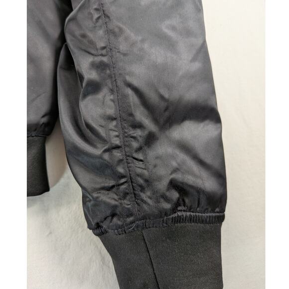 North Face Bomber Jacket Women S Black Athleisure Preppy Stylish Cozy Outerwear - Picture 11 of 12